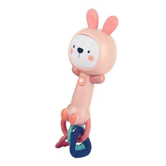 Sound And Light Rattle, Baby Sensory Toy, Interactive Motion Activated Sound And Light Toy With Four Modes, Soft Safe Materials And Soothing Sleep Aid Features For Infants Over 3 Months