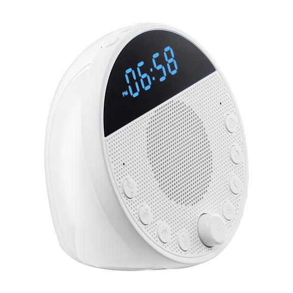 Sound Machine with 18 Soothing Sleep Sounds, 6 White Noise, 6 Lullabies, 6 Nature Sounds, 6-in-1 White Noise Machine with App Control, Adjustable Night Light, Timer, Dual Alarm, Portable Sleep Aid