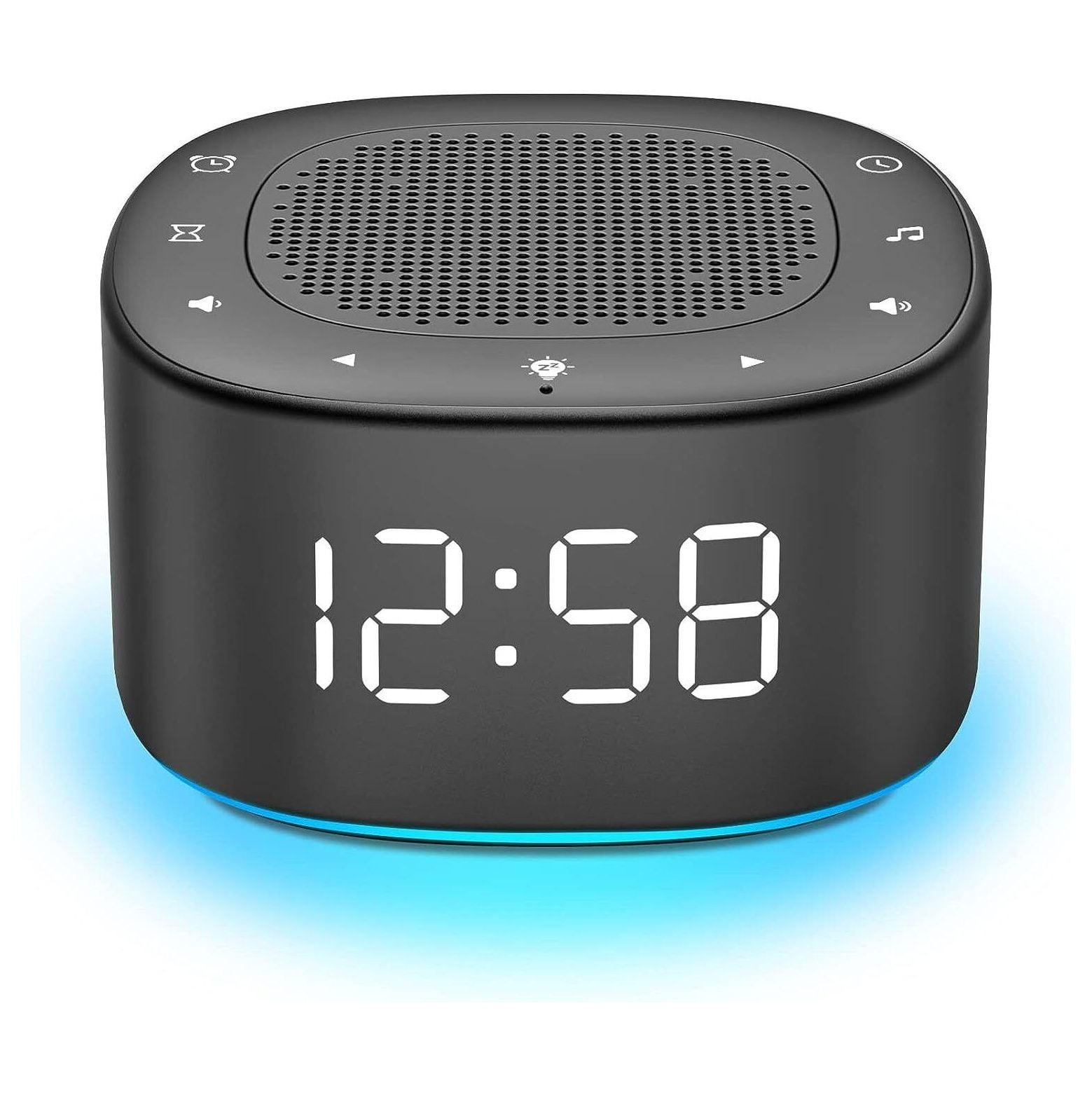 Sound Machine & Alarm Clock 2in1 18 Soothing Sound 7 Night Light