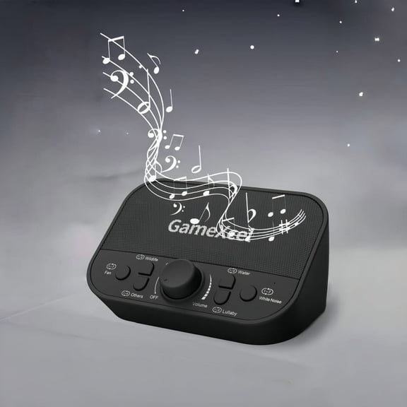 Sound Machine for Sleeping, 38 Non-Looping Natural Sounds & White Noise, Memory Function, Dual Speakers , Ideal for Baby Sleep, Meditation, Noise Masking