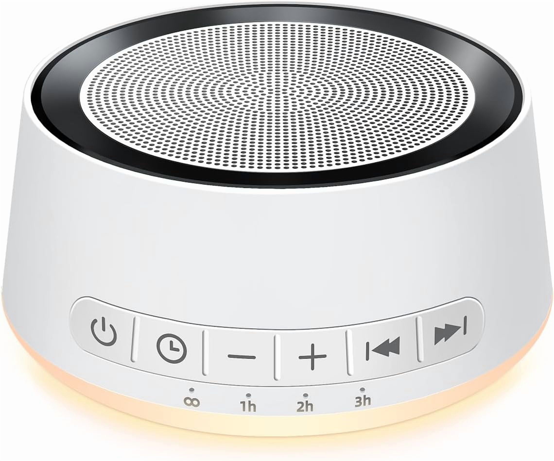 Sound Machine Night Light White Noise Machine with 30 Soothing Sounds 12 Colors Night Light Sleep Machine for Baby Kids Adults Brown Pink Nosie Machine with 32 Volume Levels for Office Home Travel