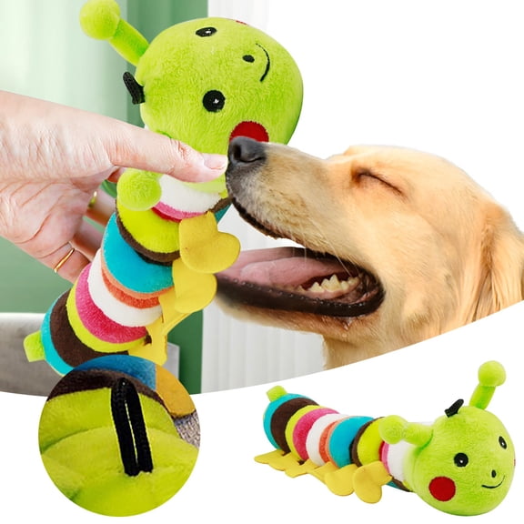 Sound Making Toys Pet Dog Vocalization Toy Teddy Puppy Molar Dog Toy for Interactive Play and Training, 28 cm, Green