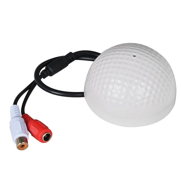 Sound Monitoring Pickup Professional Integrated AGC Circuit High Fidelity Micro Monitor White
