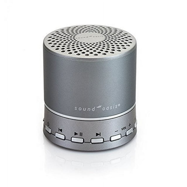 Sound Oasis Sound Machine Bluetooth Speaker Portable White Noise Machine 20 Non-Looping Sounds Nature Brown Pink Noise Tinnitus Masker Sound Soother for Sleep Home Baby Office Travel Rechargeable
