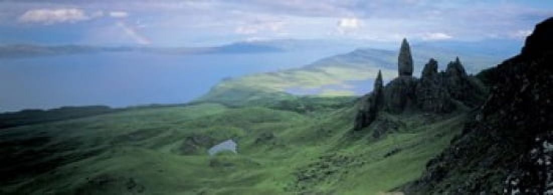 Sound Of Raasay Isle Of Skye Scotland United Kingdom Canvas Art - Panoramic Images (18 x 7)