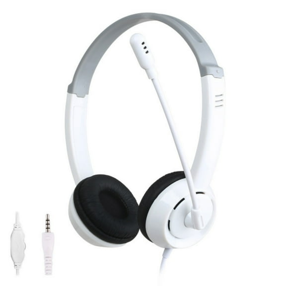 Sound Over Ear Headphone Wire Headsets with Noise Reductions and Inlines Volumes Control Earphone for Home