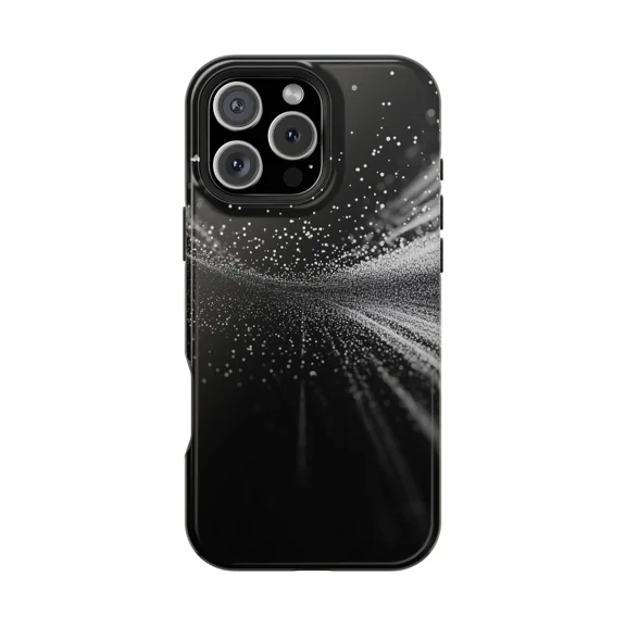 Sound Particles Digital Spectrum Art Case for iPhone 17 11 12 13 14 15 16 Pro Max