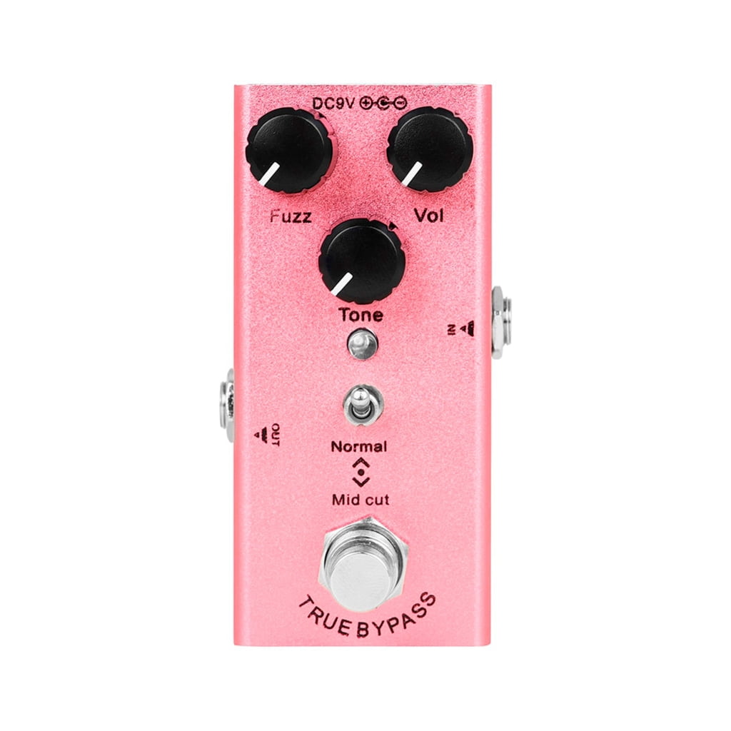 Sound Processing Guitar Effects Pedal Aluminum Alloy Electric Guitar Bass Effects Pedal with Distortion Delay Features