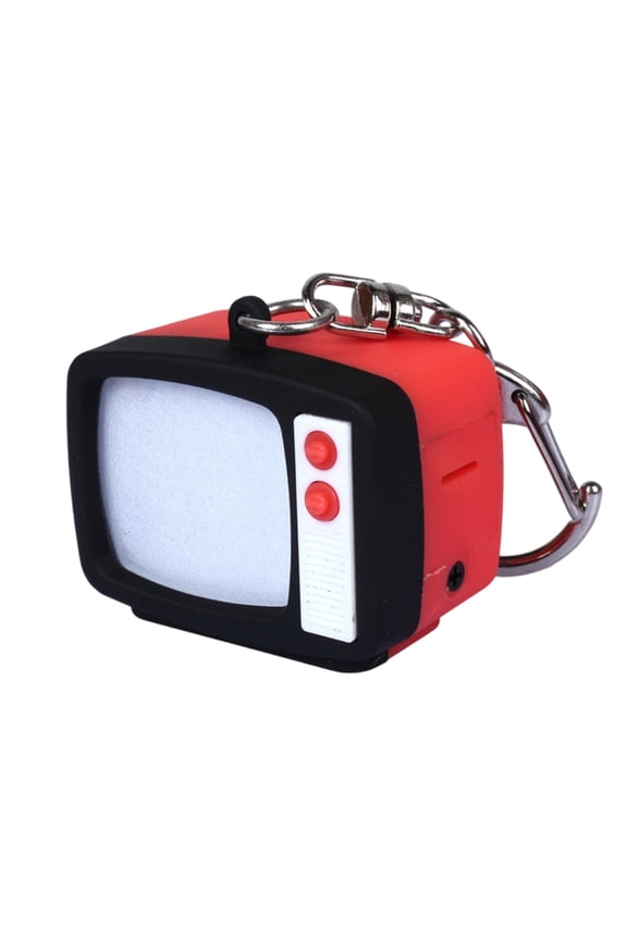 Sound Producing Illuminated Televisions Keychain for Easy Key Finding in Dark and Activities