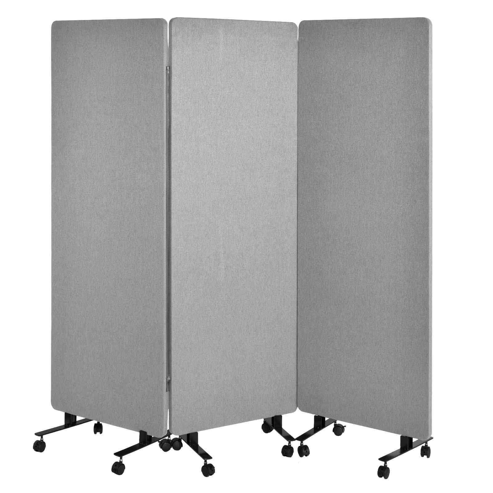 Sound Proof Dividers Wall Divider with Wheels Portable Room Separators Freestanding Sound Dampening Acoustic Wall Partition for Home