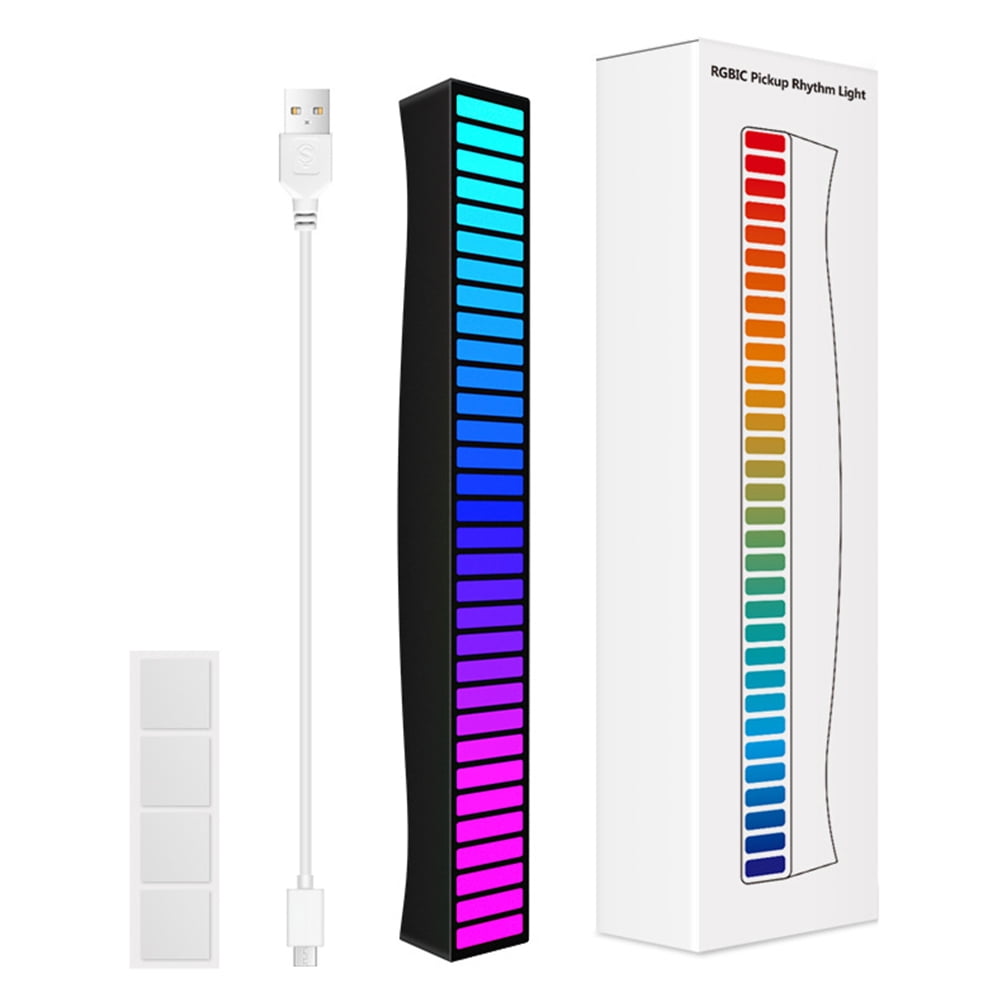 Sound Reactive LED Light Bar RGB Colorful APP Control Audio Music