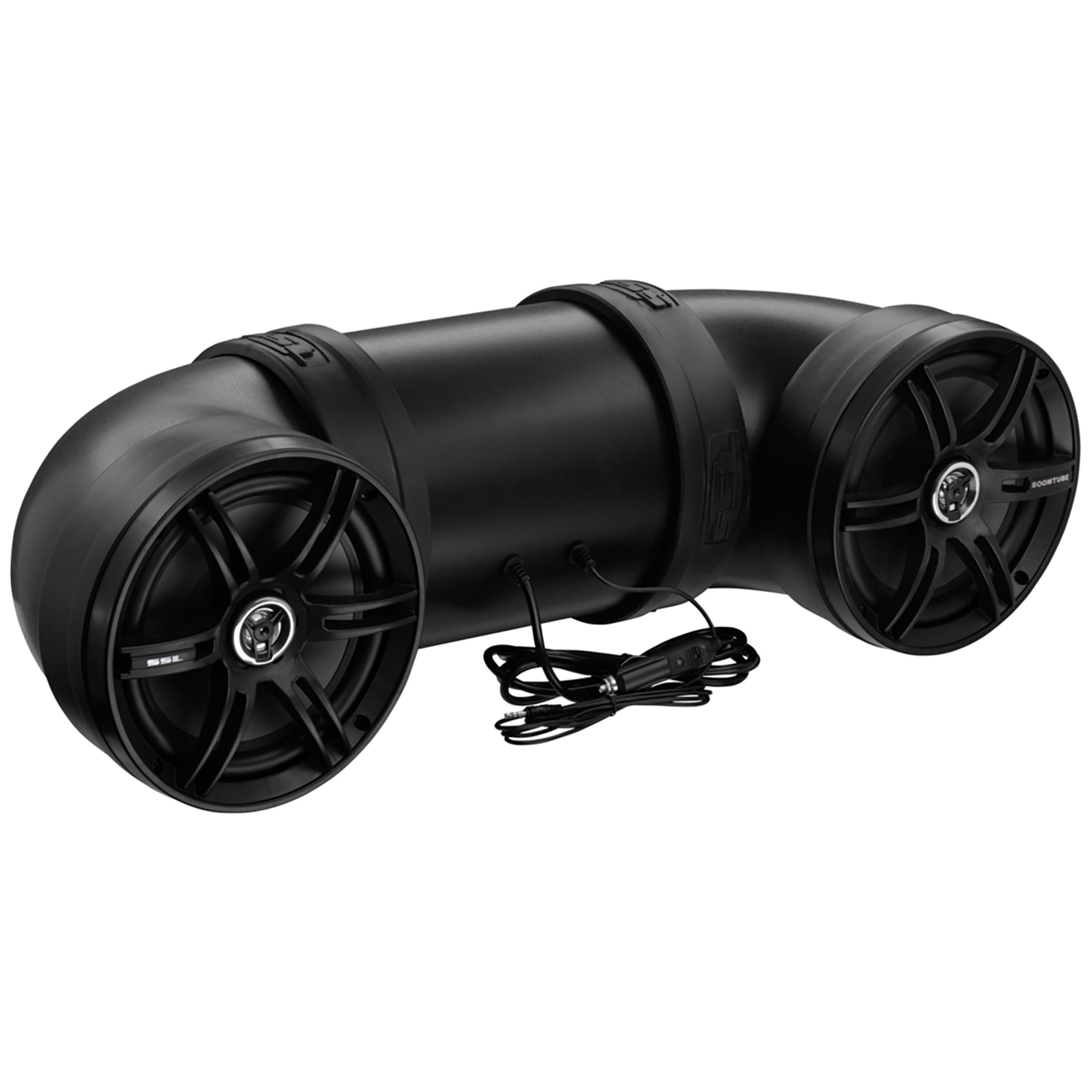 Sound Storm Laboratories BTB8 ATV UTV Sound System - 8 inch Speakers, 1 inch Tweeters, Full Range, IPX5 Weatherproof, Bluetooth Audio, Built-in Amplifier, Golf Cart Compatible