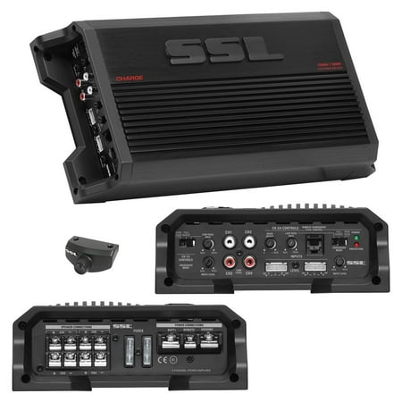 Sound Storm Laboratories CG1604 4 Channel Car Amplifier - 1600 Watts Full Range Class A/B 2/4 Ohm Stable Mosfet Power