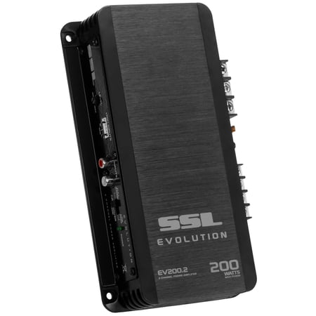 Sound Storm Laboratories EV200.2 Evolution Series 200W Vehicle Audio Amplifier, Black, 2.48 lbs