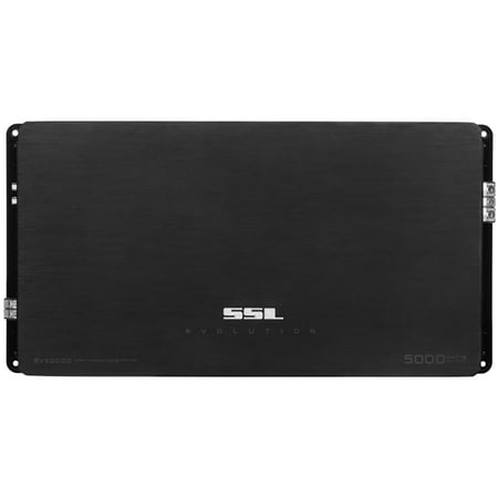 Sound Storm Laboratories EV5000D 5000 Watt Class D Car Amplifier, 1 Ohm, Mosfet
