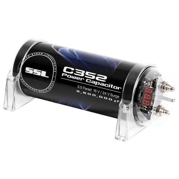 Sound Storm Laboratories C352 3.5 Farad Car Capacitor, For Energy Storage