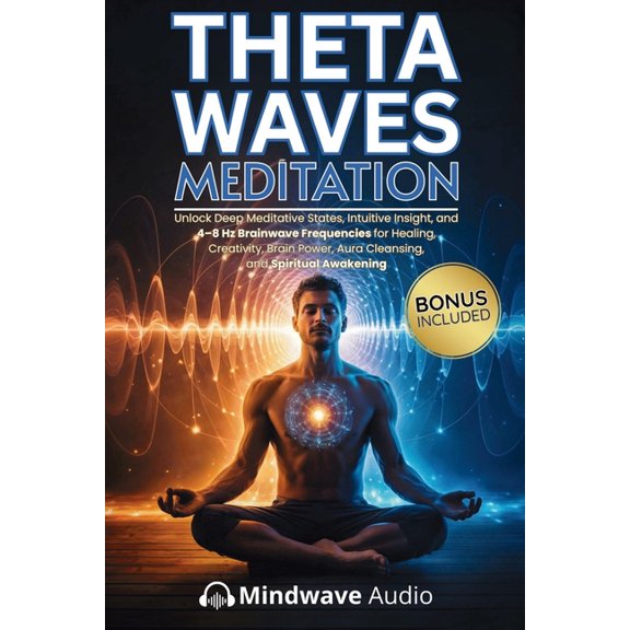 Sound Therapy & Deep Healing Frequencies Theta Waves Meditation: Unlock Deep Meditative States, Intuitive Insight, and 4-8 Hz Brainwave Frequencies for Healing, , Book 14, (Paperback)