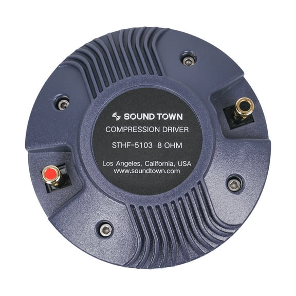 Sound Town 1.4" Titanium Compression Driver, 120W, Pro Audio Speaker Horn Driver ReplacementTweeter (STHF-5103)