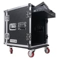 thumbnail image 1 of Sound Town 12U PA DJ Pro Audio Rack/Road ATA Case with Locking Drawer, 21’’ Rackable Depth, Casters, Metal Ball Corners - Pro Tour Grade (STRC-12D2), 1 of 7