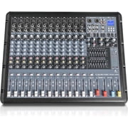 Sound Town 14-Channel 2x800W Powered Mixer w/ 2 Bus, DSP effects, USB MP3, Dual 7-band EQ, Phantom Power TRITON-142PW