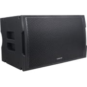 Sound Town 18 1800W Water-Resistant Passive Line Array Subwoofer with 4.5 Voice Coil, Carbon Fiber Cone, Black ZETHUS-IP118S