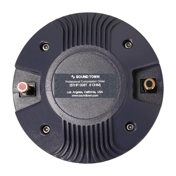 Sound Town 2 100W Titanium Compression Driver, High Frequency Driver, Replacement Tweeter for PA/DJ Speakers (STHF-008T)