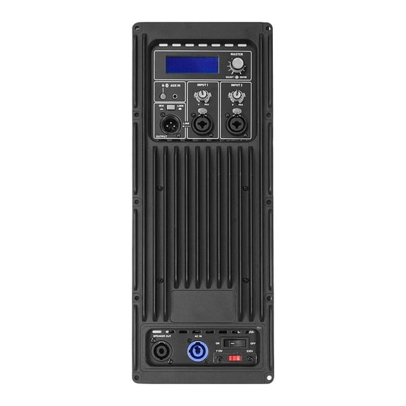 Sound Town 2-Channel Class-D Plate Amplifier 2x600W Continuous w/TWS Bluetooth, Speaker Output, DSP, for PA DJ Subwoofer Cabinets (STPA11-G900)