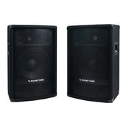 Sound Town 2-Pack 10  800 Watts Passive DJ/PA Speakers with Compression Drivers for Live Sound, Karaoke, Bar, Church -METIS-110-PAIR