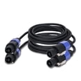 thumbnail image 1 of Sound Town 2 Pack Speaker Cable, Speakon to Speakon, 2 Conductor, 10 Feet, 14 Gauge Cable (STC14-NN10-PAIR), 1 of 2