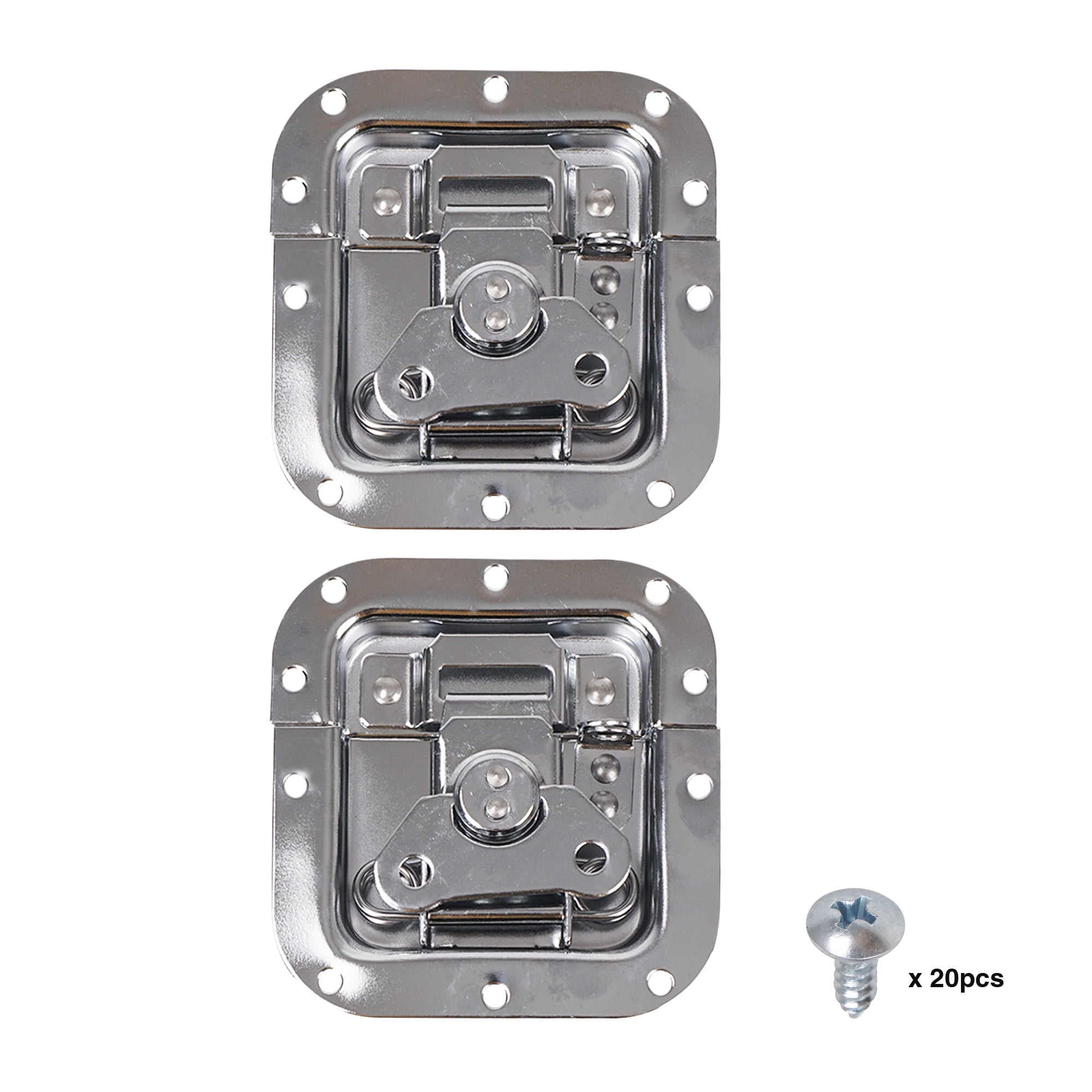 Sound Town 2-pack Spring Loaded Recessed Medium Butterfly Latches, for ...