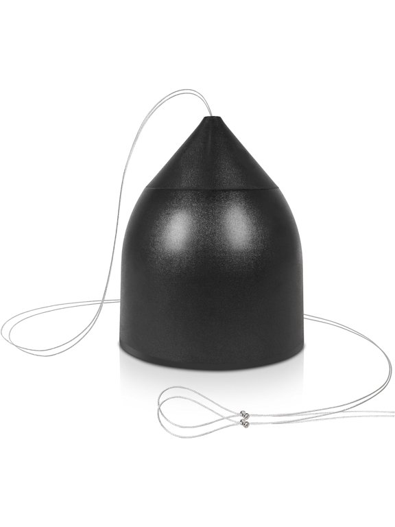 6.5" Weather-Resistant Pendant Speaker, 70V/100V/8-Ohm, Indoor/Outdoor Commercial Speaker for Home and Commercial Installation, Black (STPDS-65B)