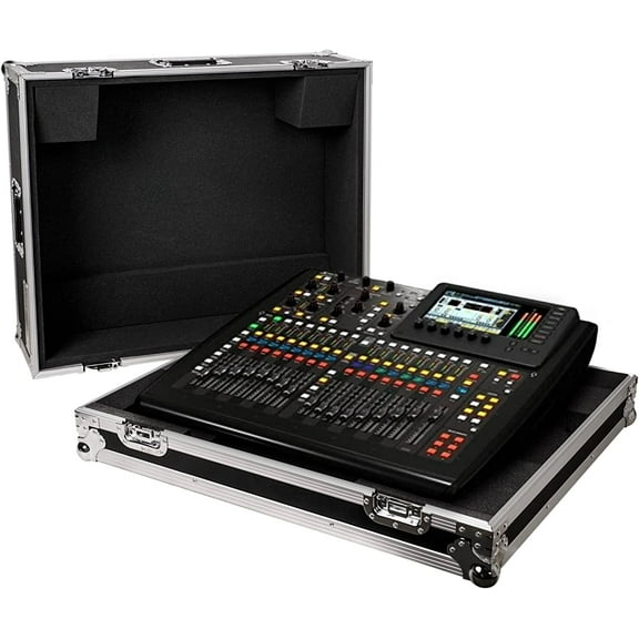 Sound Town ATA Plywood Mixer Case with Interior Foam Protection, for Behringer X32 Compact Digital Mixer (STRC-X32COMP)