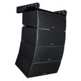 thumbnail image 1 of Sound Town All-Weather 4 x Dual 8” Water-Resistant Passive Line Array System with 3” Titanium Compression Drivers, Full Range/Bi-amp Switchable, Black (ZETHUS-IP208X4), 1 of 7
