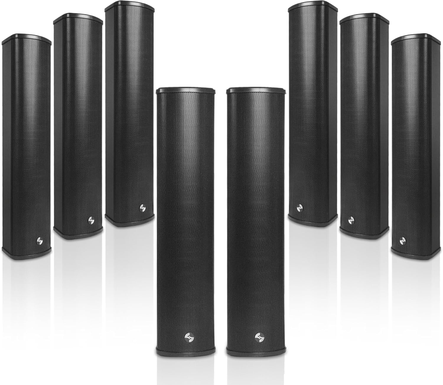 Sound Town Eight 70V/100V 4x5 Weather-Resistant Column Array Passive ...