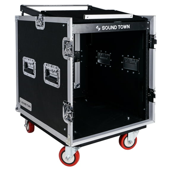 Sound Town STMR-S12UW 12U PA/DJ Road/Rack Case 1/2" Plywood