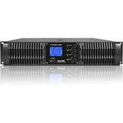 Sound Town High-Power Class-AB 4-Channel PA DJ Power Amplifier 4 x 1800W at 4 ohm, 2U Rack Mountable with LCD Display NIX-A48PRO