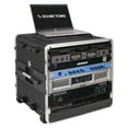 thumbnail image 1 of Sound Town Lightweight 10U PA DJ Rack/Flight/Road Case with 9U Rack Space, ABS Construction, 19 Depth, Retractable Handle, Wheels and Heavy-Duty Latches (STRC-A10UT), 1 of 9