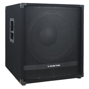 Sound Town METIS-18PWG 18" Powered Subwoofer, Class-D Amplifier, 35mm Pole Mount Socket