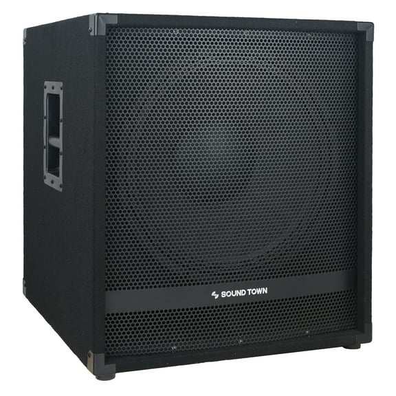 Sound Town METIS-18PWG 18" Powered Subwoofer, Class-D Amplifier, 35mm Pole Mount Socket