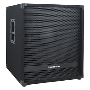 Sound Town METIS Series 1800 Watts 15 Powered Subwoofer with Class-D Amplifier, 4-inch Voice Coil, High-Pass Filter (METIS-15PWG)