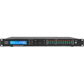 Sound Town MODE Audio 4x8 FIR DSP, Speaker System Processor, Line Array Management with Display, Support Dante/AES (MDX-48)
