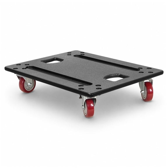 Sound Town MODE Audio Heavy-Duty Plywood Caster Board with 4" Wheels and Locking Brakes for AURA-215 Subwoofers (AURA-215CB)