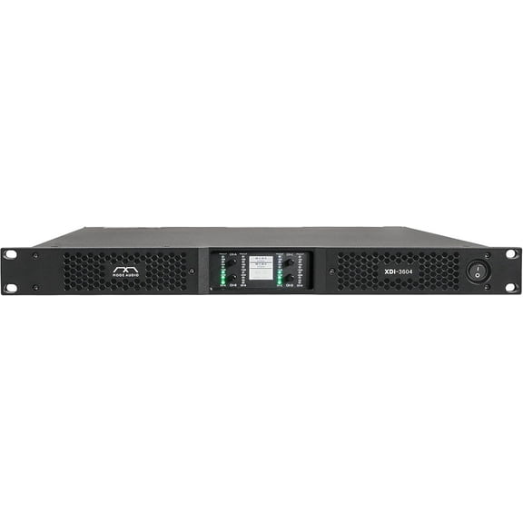 Sound Town MODE Audio High Power Density Class-D 4-Channel PA/DJ Power Amplifier, 4 x 3600W RMS at 4-ohm, with PFC power, LED screen (XDi-3604)