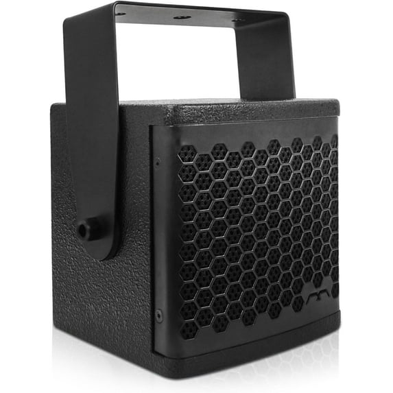 Sound Town Mode 4-Inch Audio Full-Range Loudspeaker, with LaVoce Neodymium Driver, Birch Plywood, U Bracket, Black (CB-4)