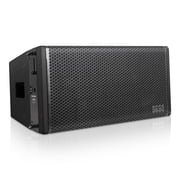 Sound Town Mode Audio Dual 12-Inch Three-Way 3900 Watts Full-Range Variable Curvature Line Array Loudspeaker, with Neodymium Drivers, Bi-Amp, Baltic Birch Plywood, Black FILA-212LMH