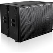 Sound Town Mode Audio Series 18 2400W Line Array Subwoofer with Built-in Italian High Power LF Driver, Black (FILA-118S)