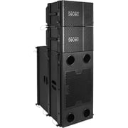 Sound Town Mode Audio Series Passive Line Array Speaker System with One Dual 15-inch Subwoofer, Two 10-inch Line Array Speakers, Italian Drivers, Black FILA-215S10.1X2