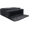 thumbnail image 1 of Sound Town Portable 3U Rack Bag, Soft Rack Case with 14" Rackable Depth, Plywood Rack Frame, Shoulder Strap, Accessory Pocket (STRB-316B), 1 of 6