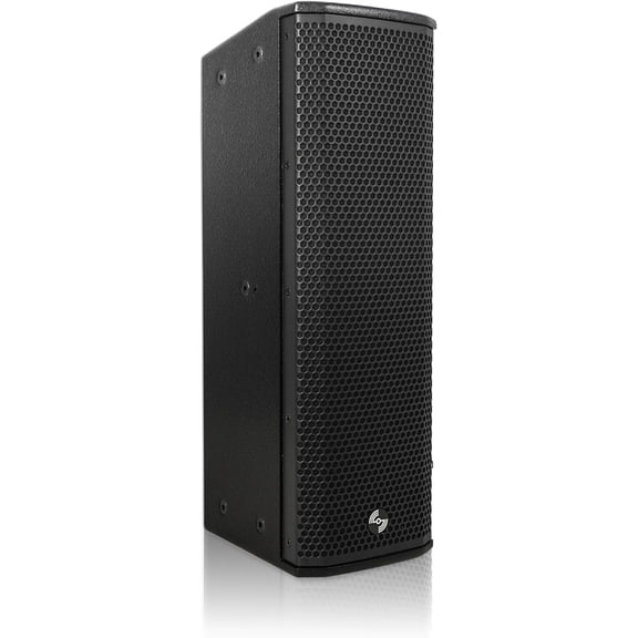 Sound Town Powered Column Line Array Speaker with 2x5-Inch Woofers, Dual Compression Drivers, Class-D amp. TWS, Birch Plywood, Wall Mount Installation, Black (CARPO-K3PW)