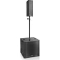 thumbnail image 1 of Sound Town Powered PA System with One 18" 1600W Subwoofer, One Column Array Loudspeaker, Adjustable Pole, DSP, TWS Bluetooth, Birch Plywood, Black (PS-18SK3PW), 1 of 8